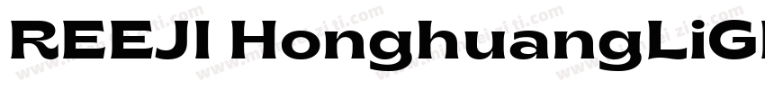 REEJI HonghuangLiGB SemiBold◆字体转换